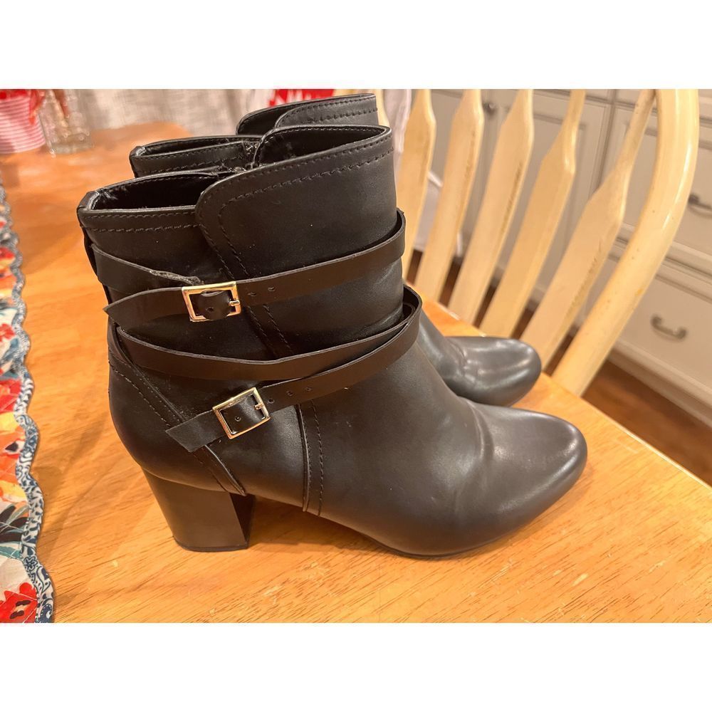 Black Booties By Liz Claiborne. Size 8